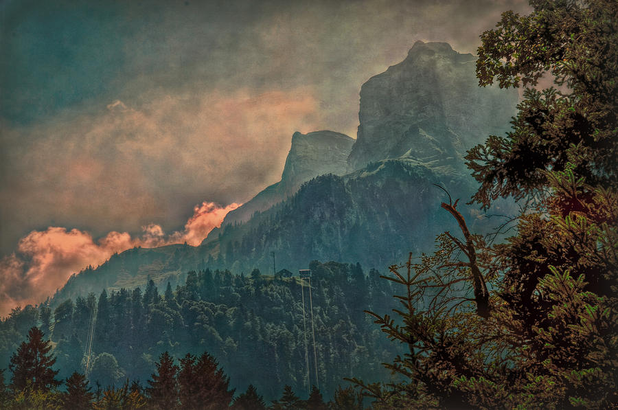 Misty Mountain Photograph by Hanny Heim