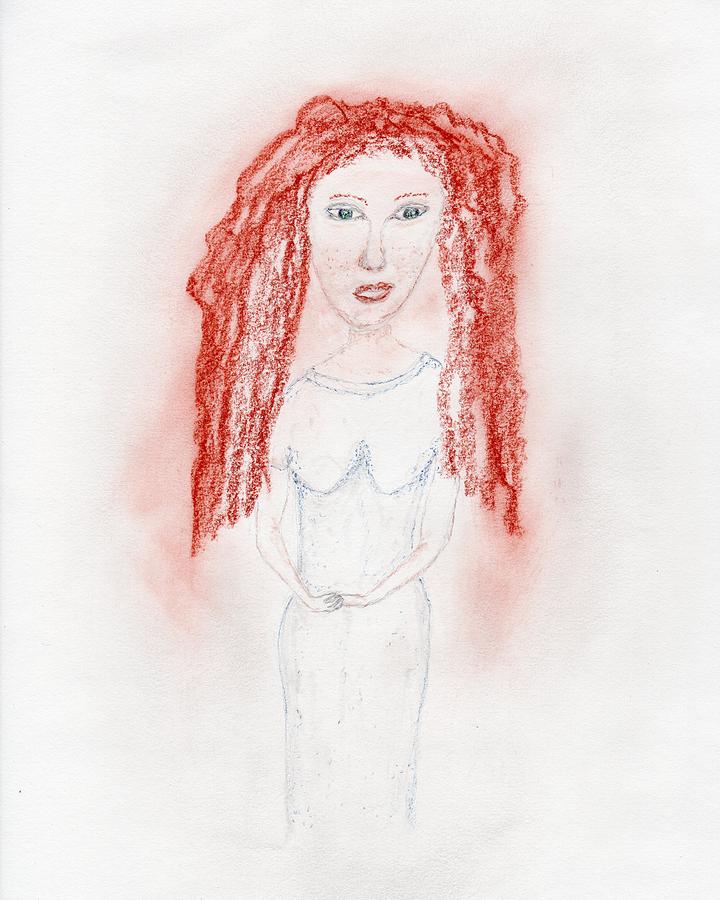 Misty Red Drawing by Jim Taylor