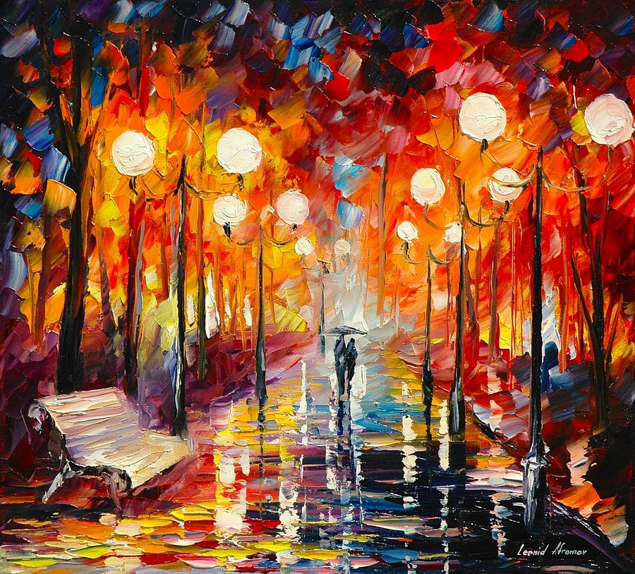 Misty Reflections Painting by Leonid Afremov - Pixels