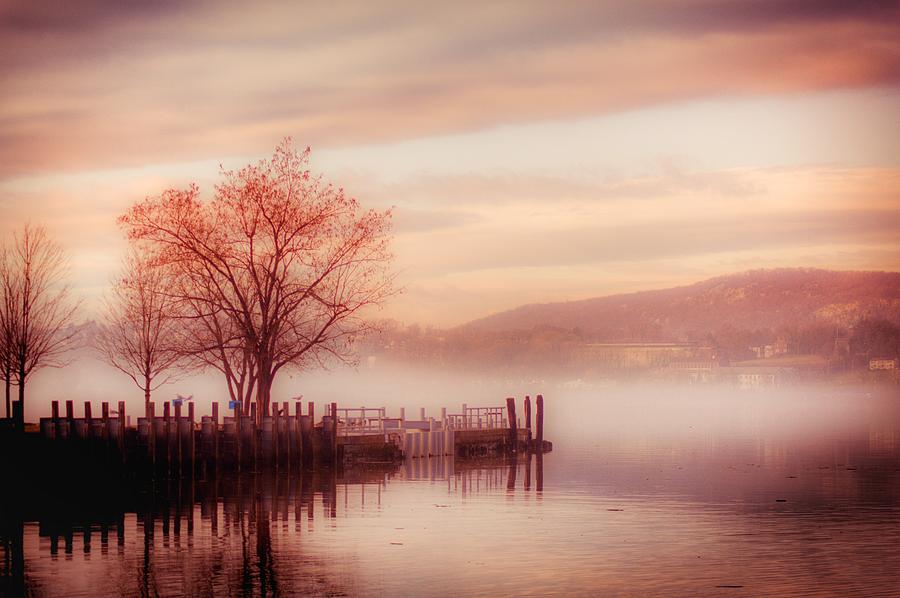 Landscape Photograph - Misty River by Tiffany Anthony