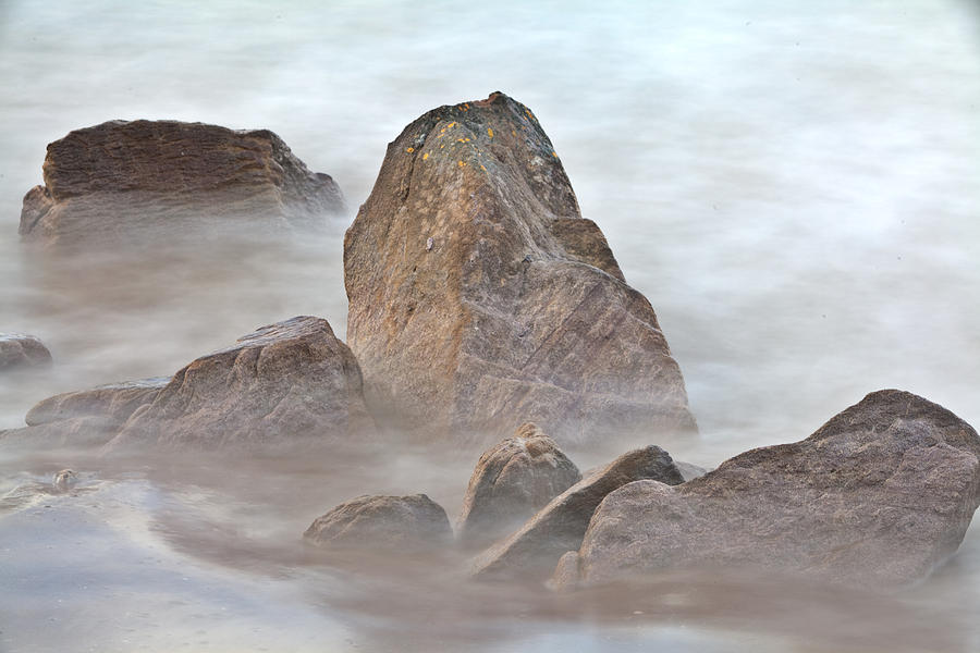 Misty Rocks Photograph by Dirk Ercken