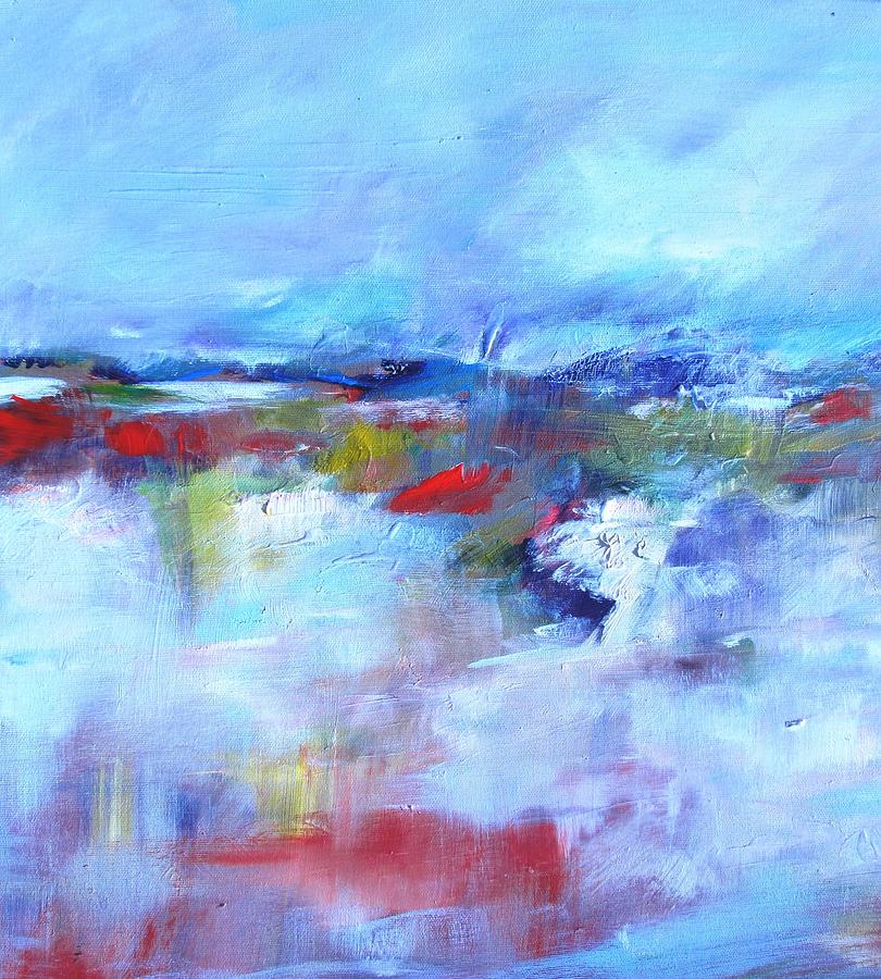 Misty Scape Painting by Mary Cahalan Lee - aka PIXI