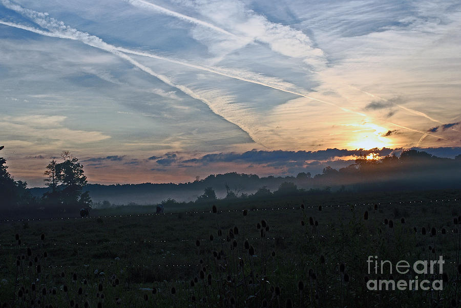 Misty Sunrise Photograph by Lila Fisher-Wenzel