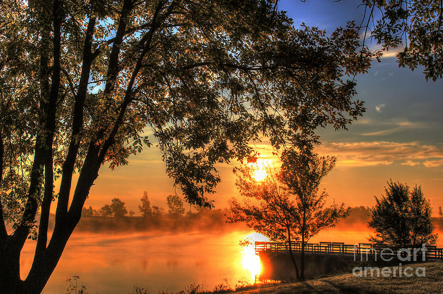 Misty Sunrise Photograph by Thomas Danilovich