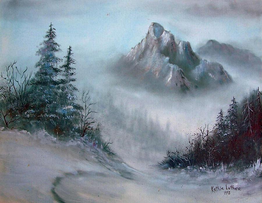 Misty Valley Painting by Kathleen Luther