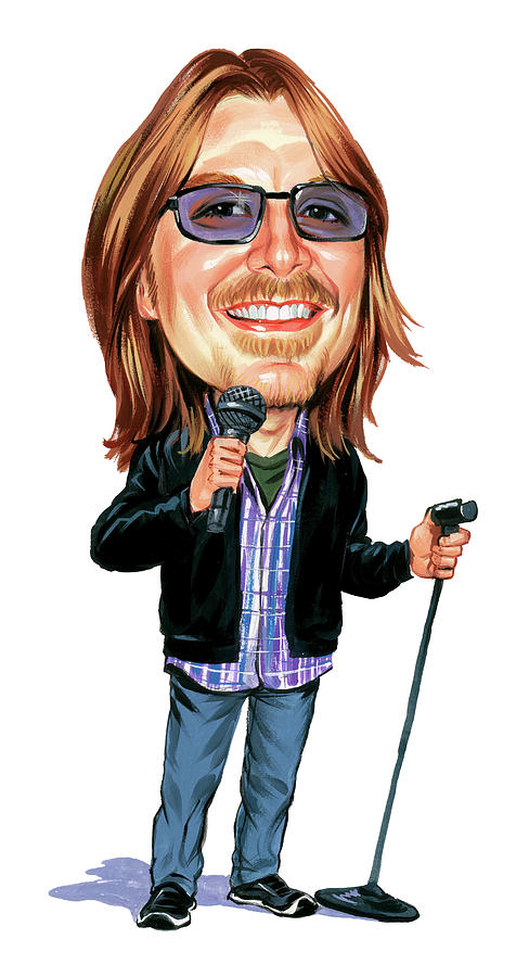 Celebrity Painting - Mitch Hedberg by Art  