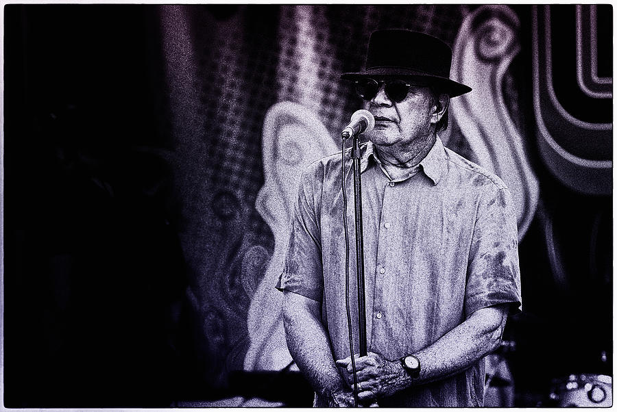 Mitch Ryder onstage Photograph by Kevin Cable