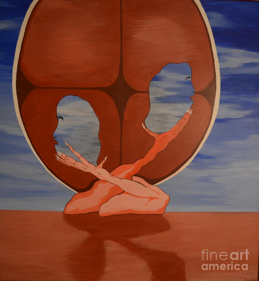 Mitosis of Depression Painting by Stuart Engel