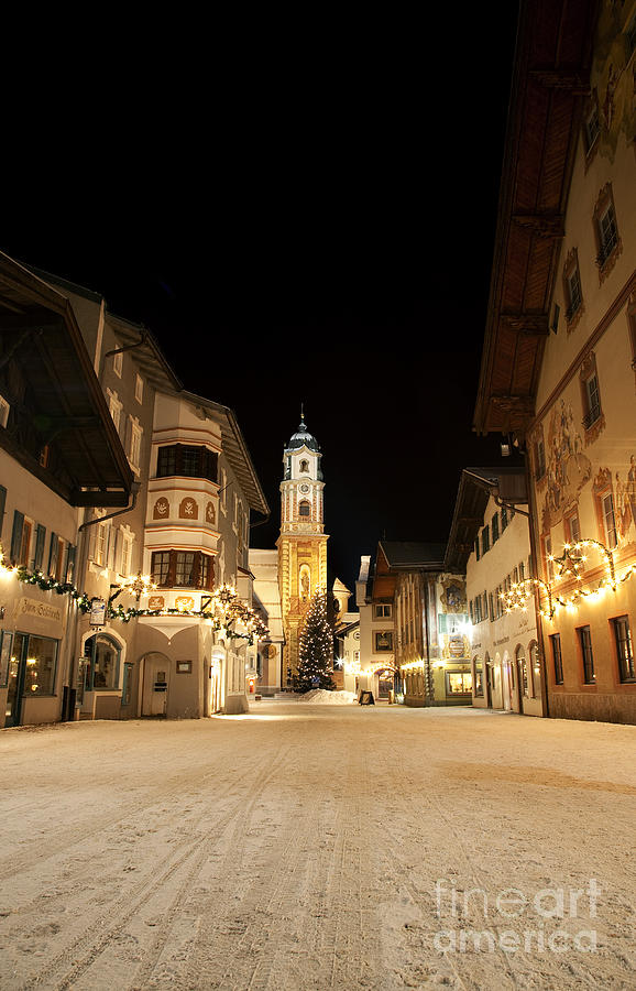 Mittenwald In Winter Photograph