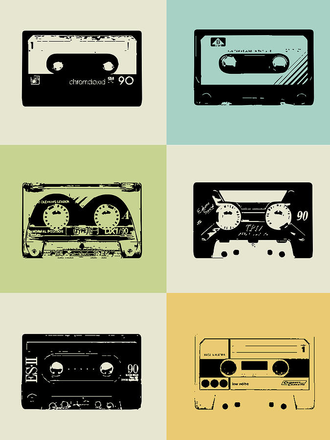 Typography Photograph - Mix Tape Poster by Naxart Studio