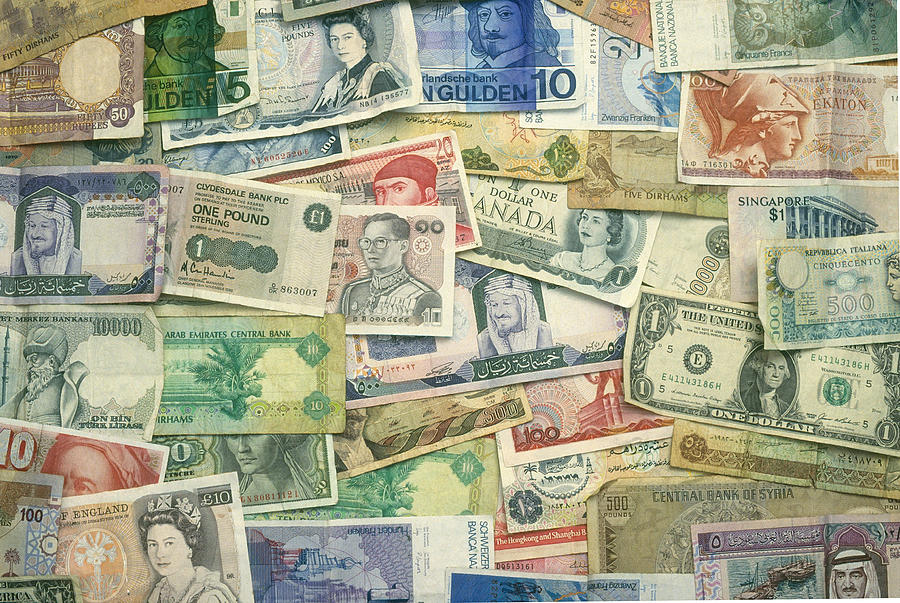 Mixed Currency Photograph by Ray Ellis - Fine Art America