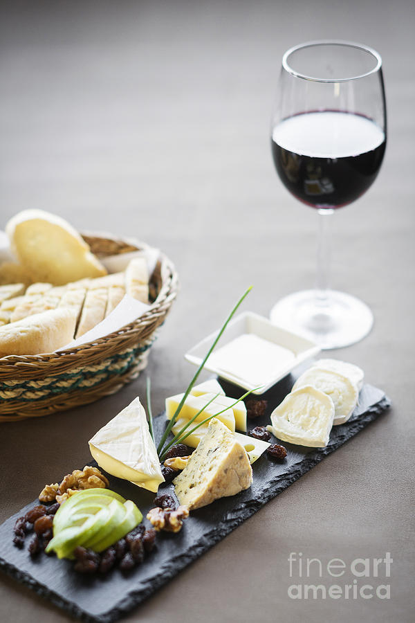 Mixed French Cheese Platter Photograph by JM Travel Photography