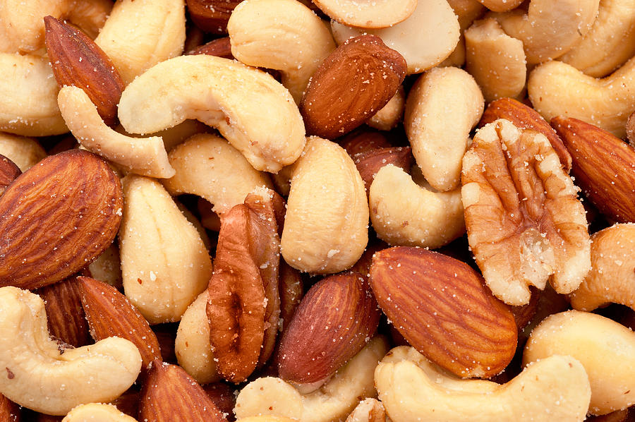 Snack Photograph - Mixed nuts by Joe Belanger