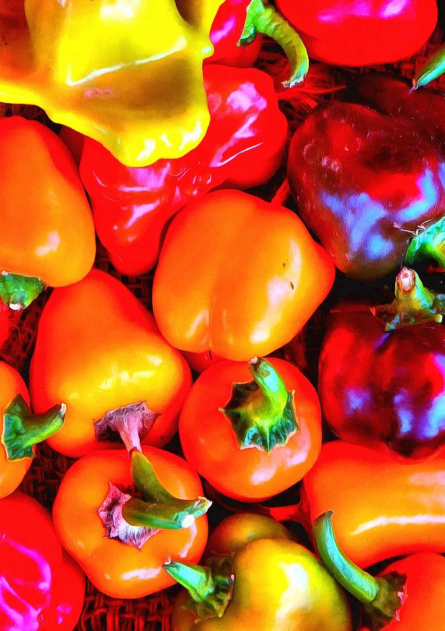 Mixed Peppers Photograph by Mick Flynn