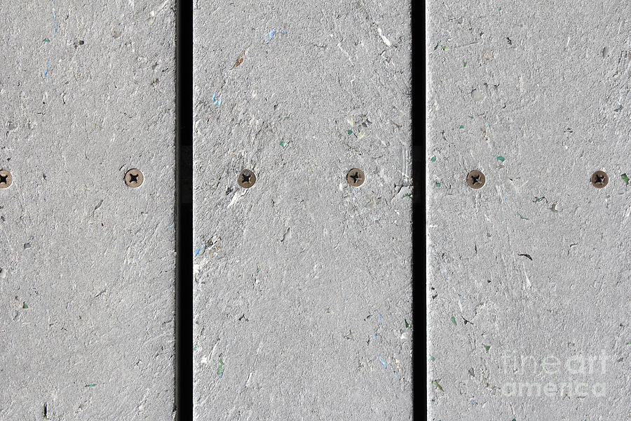 Mixed Plastic Resin Plank Walkway Photograph