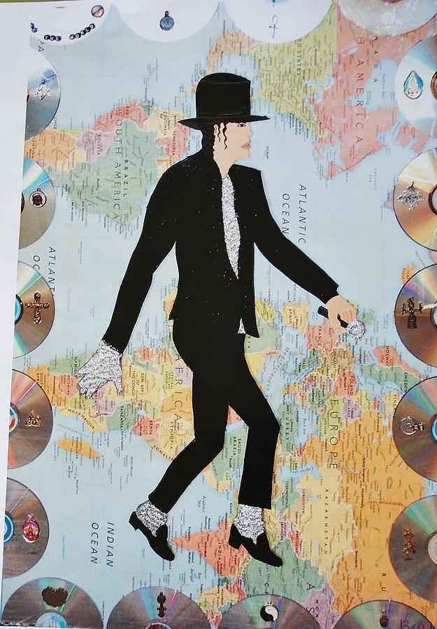 MJ We Are The World Painting by Karen Buford