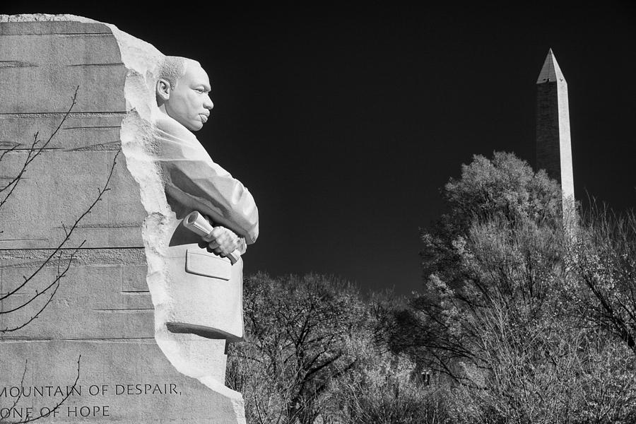 MLK and Washington Monument Photograph by Gary Regulski