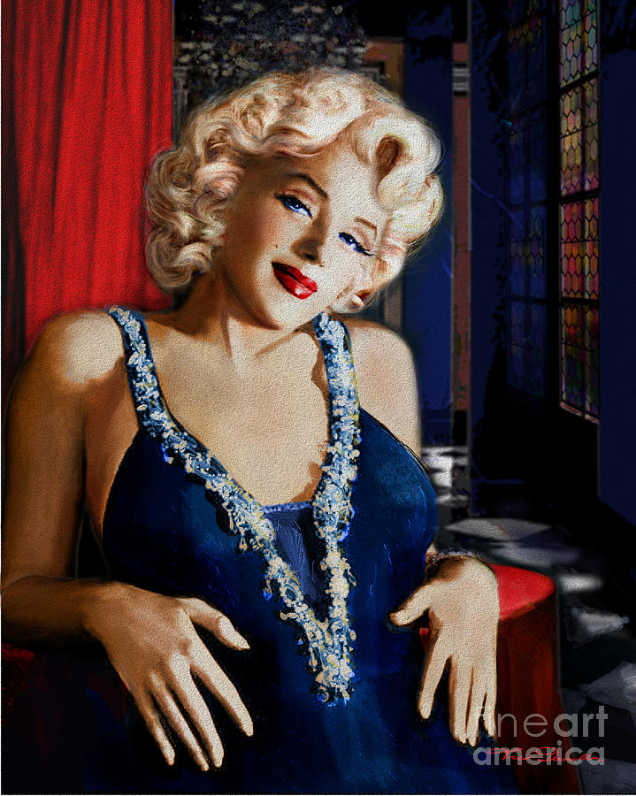 Marilyn Monroe Painting - MM 126 d 2 by Theo Danella