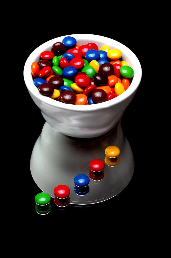MnM candies Photograph by Kevin Cable