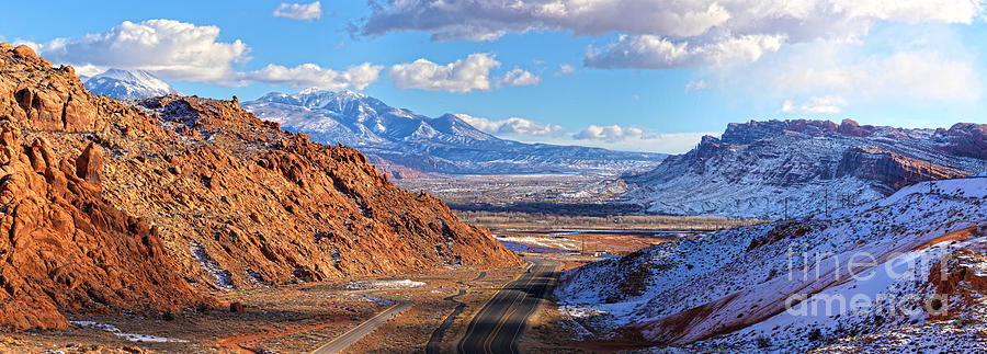 Moab Fault Panorama Photograph by Adam Jewell