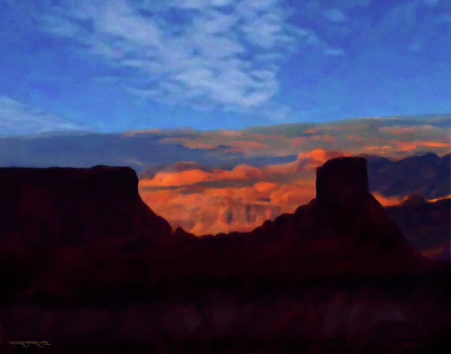 Moab Painting by Patrick J Osborne