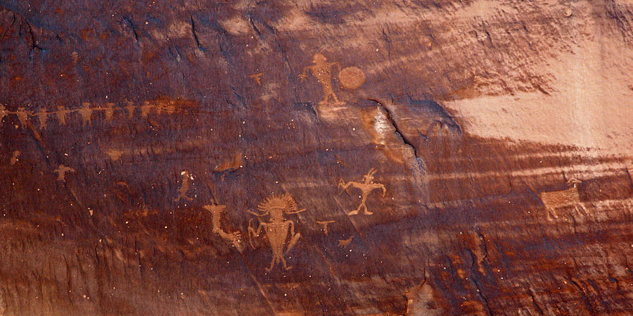 Moab Petroglyph Photograph by Jean Clark