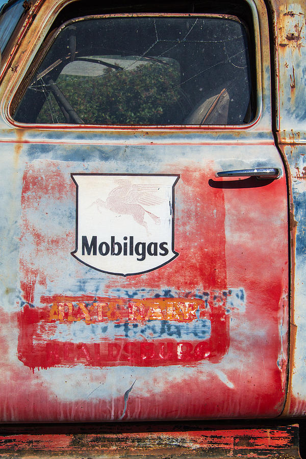 Mobilgas Truck Photograph by Roger Mullenhour
