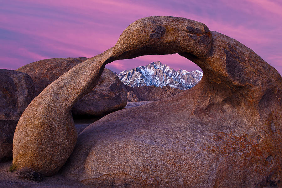 Winter Photograph - Mobius Arch by Guy Schmickle