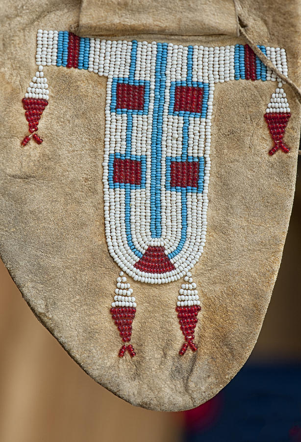Moccasin Beadwork III Photograph by Stephen Anderson