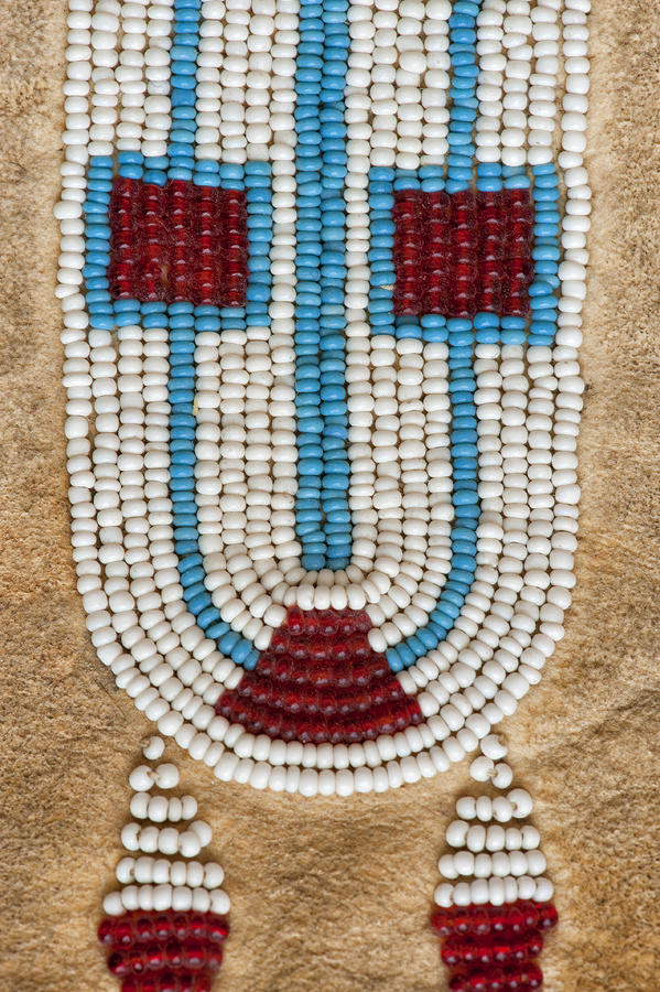 Moccasin Beadwork Photograph by Stephen Anderson