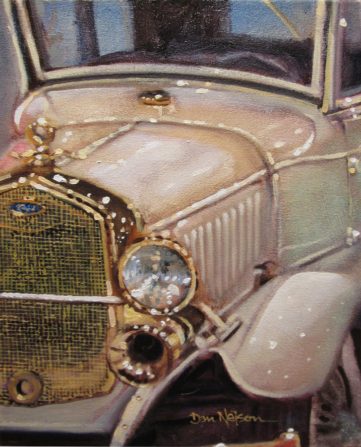 Model A Gold Painting by Dan Nelson