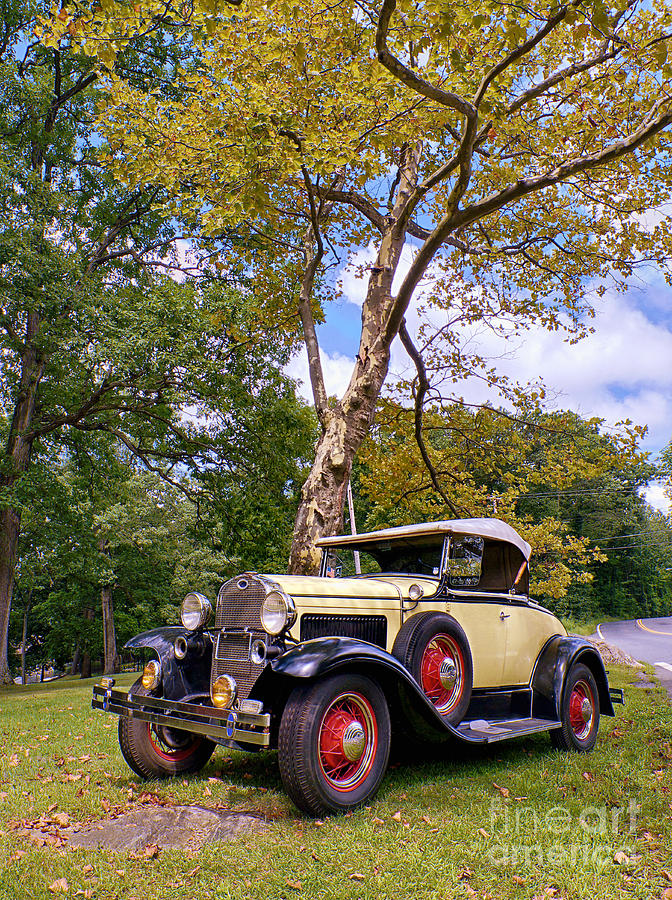 Model A Roadster Photograph by Mark Miller