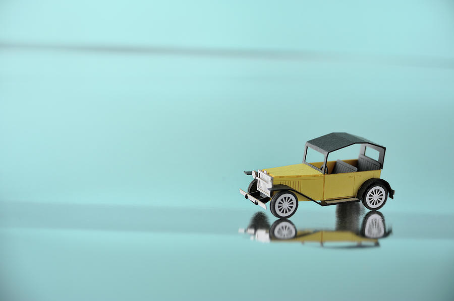 Model Car Made Of Paper Photograph by Yagi Studio