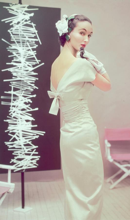 Model In A Sheath Dress Photograph by Frances McLaughlin-Gill