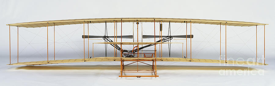 Model Of 1903 Wright Flyer Photograph by Martin Cameron / Dorling Kindersley / Shuttleworth Collection, Bedfordshire