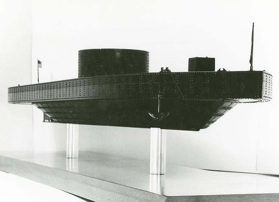 Model Of Ironclad Warship Uss Monitor Photograph by Us Navy/naval History And Heritage Command