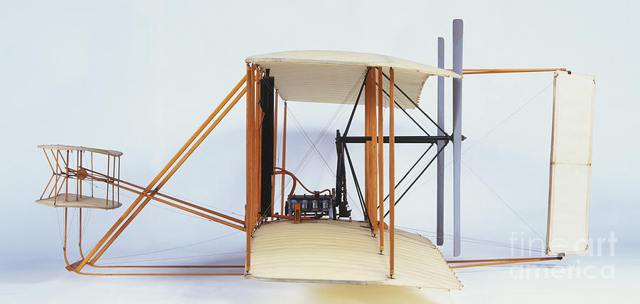 Model Of Wright Plane, 1903 Photograph by Martin Cameron / Dorling Kindersley / Shuttleworth Collection, Bedfordshire