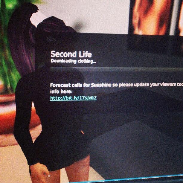 Secondlife Photograph - Model Staff. Chelle. #secondlife by Leslie Moore