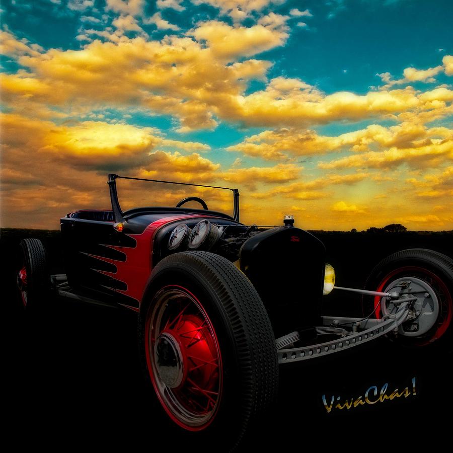Model T Rat Rod Ride Cruisin Out At Sunset Photograph by Chas Sinklier