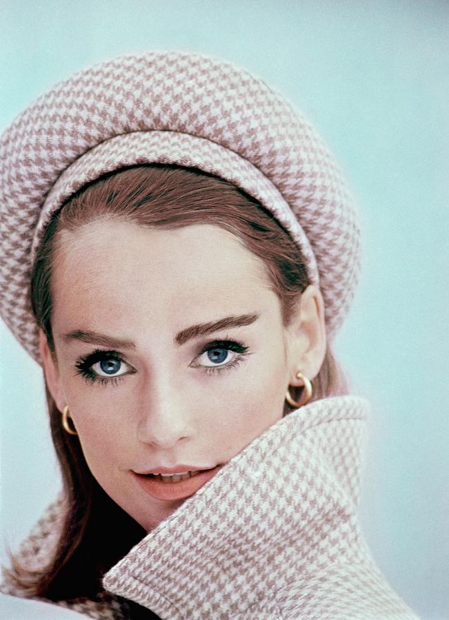Model Wearing A Beret And Matching Coat Photograph by Frances McLaughlin-Gill