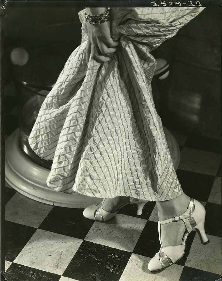 Model Wearing A Dress By Rose Clark Photograph by Edward Steichen