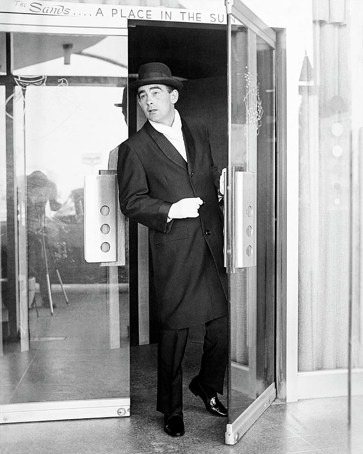 Model Wearing A Mohair Coat Photograph by Richard Waite