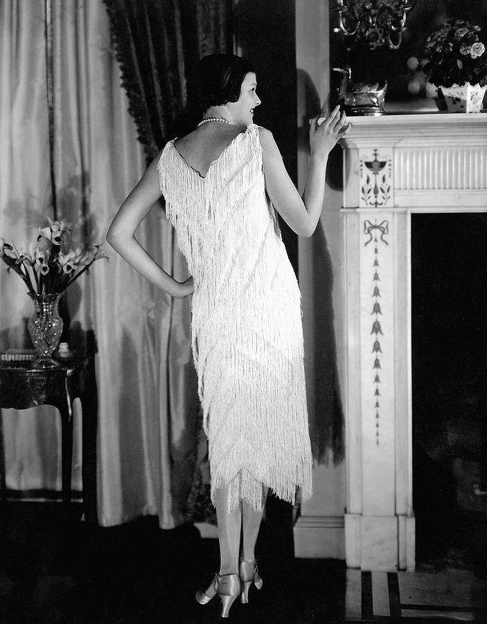 Model Wearing A Vionnet Dress Photograph by Edward Steichen