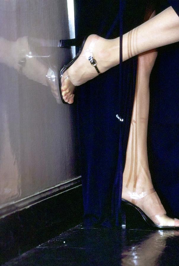 New York City Photograph - Model Wearing Geoffrey Beene Heels by Ishimuro