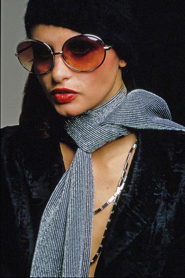Model Wearing Riviera Sunglasses Photograph by Bob Stone