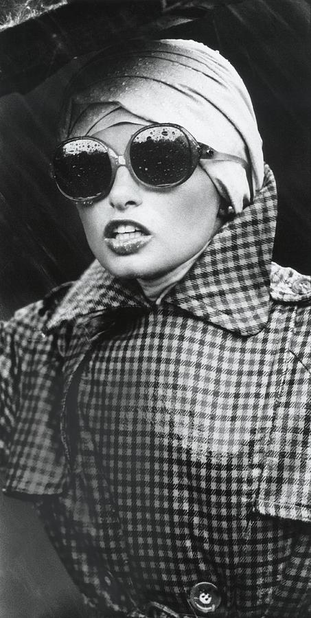Model Wearing Sunglasses And A Turban Photograph by Kourken Pakchanian