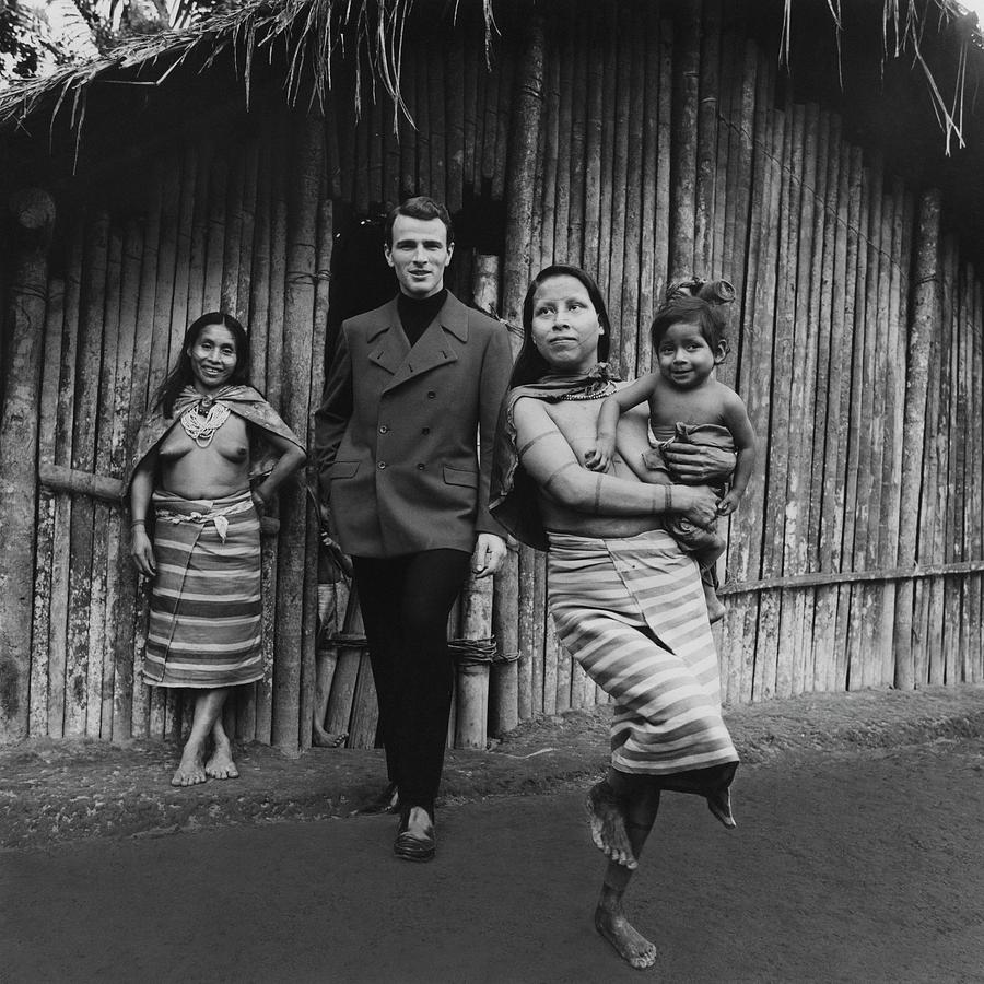 Model With Native American Women Photograph by Leonard Nones