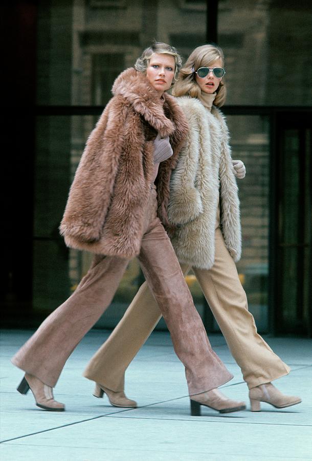 Models Wearing Fur Coats Photograph by Kourken Pakchanian - Pixels