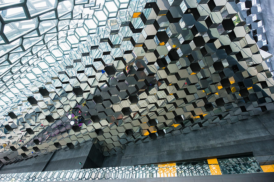 Modern abstract architecture Harpa Reykjavik Iceland Photograph by Matthias Hauser