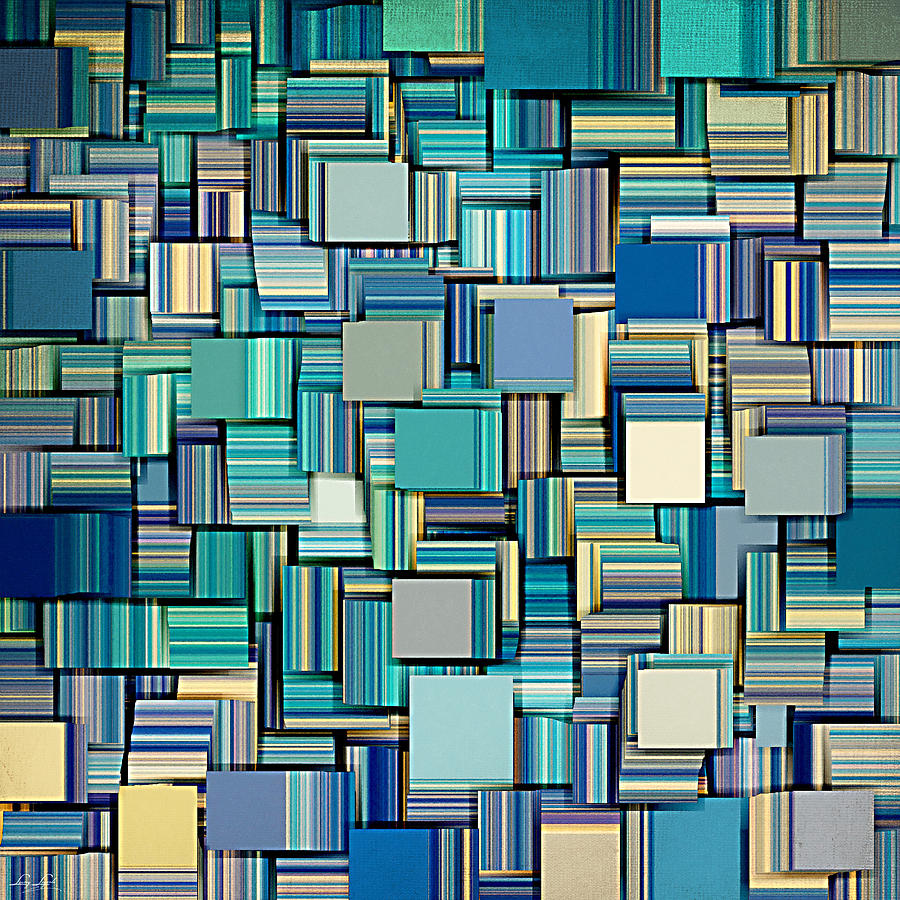 Abstract Digital Art - Modern Abstract XXIV by Lourry Legarde